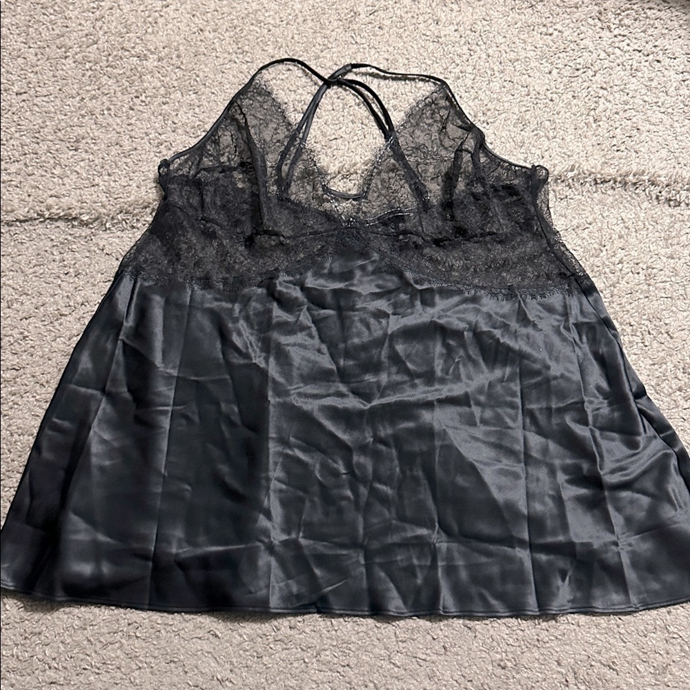 Victoria’s Secret Teddy Black With Lace detail size XXL